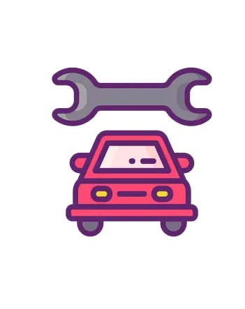 آیکون دسته پیچ و مهره موتور خودرو